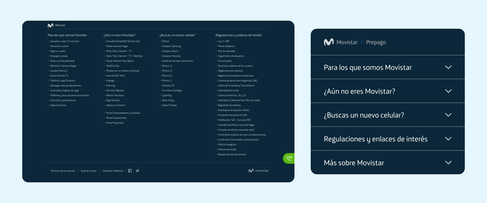 Footer Movistar 2023